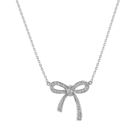 Diamond necklace Refreshment Ribbon