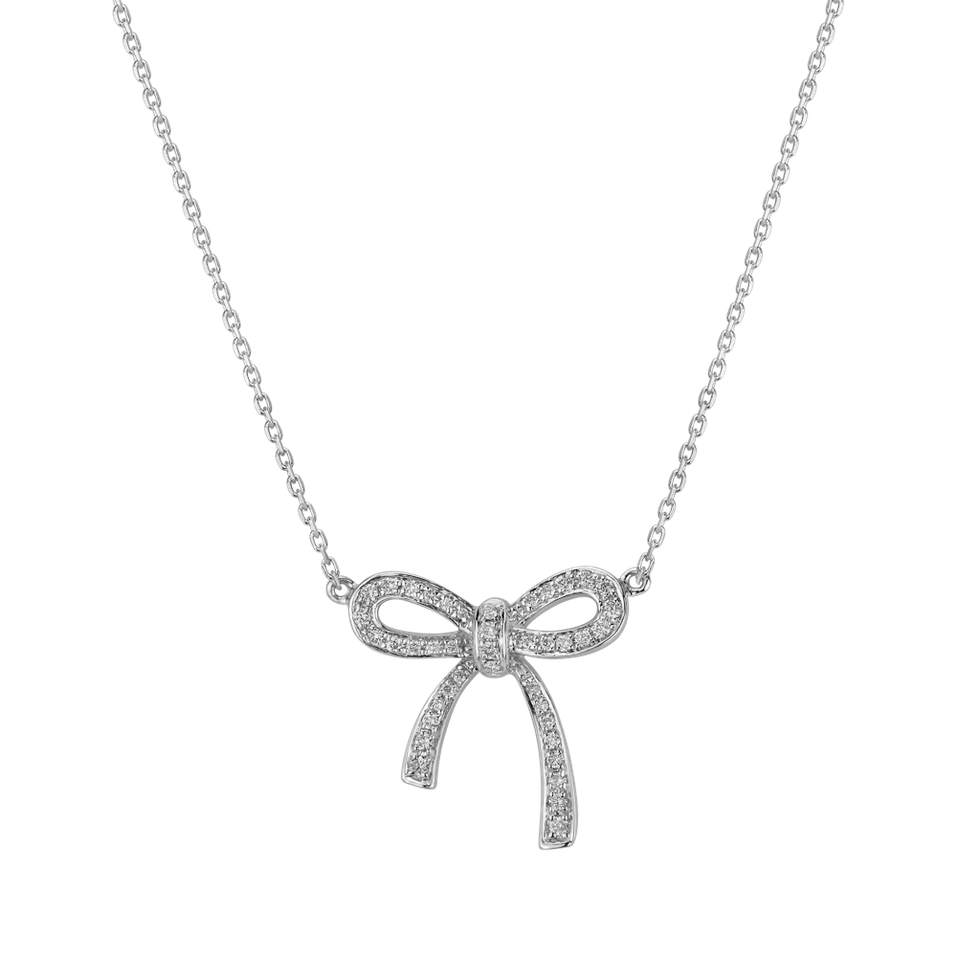 Diamond necklace Refreshment Ribbon