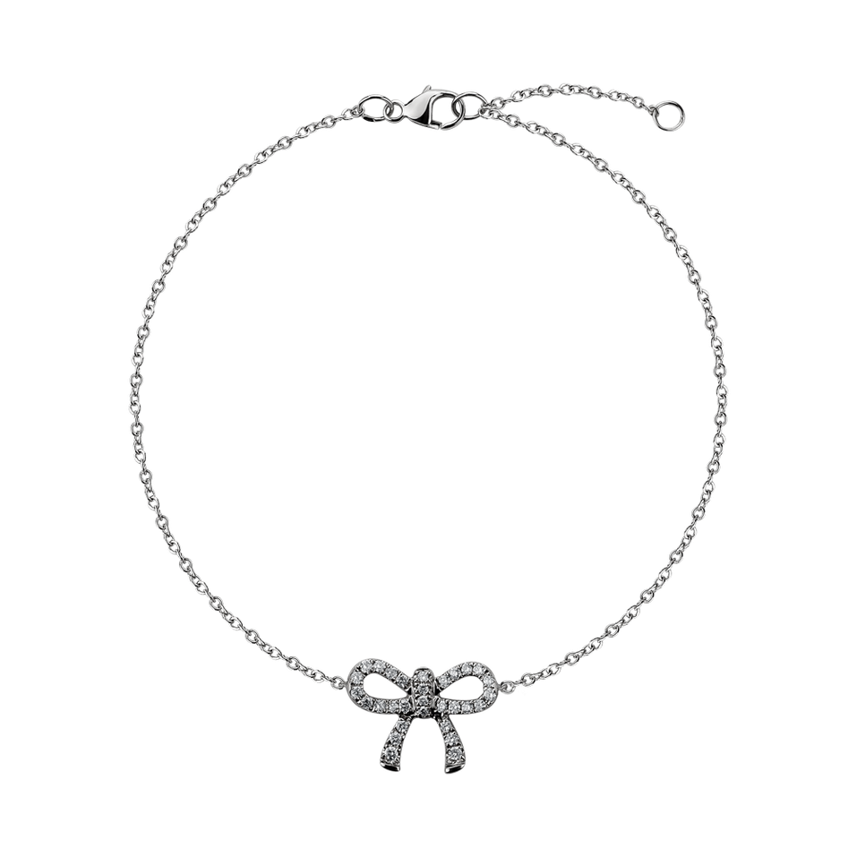 Bracelet with diamonds Lucky Bow