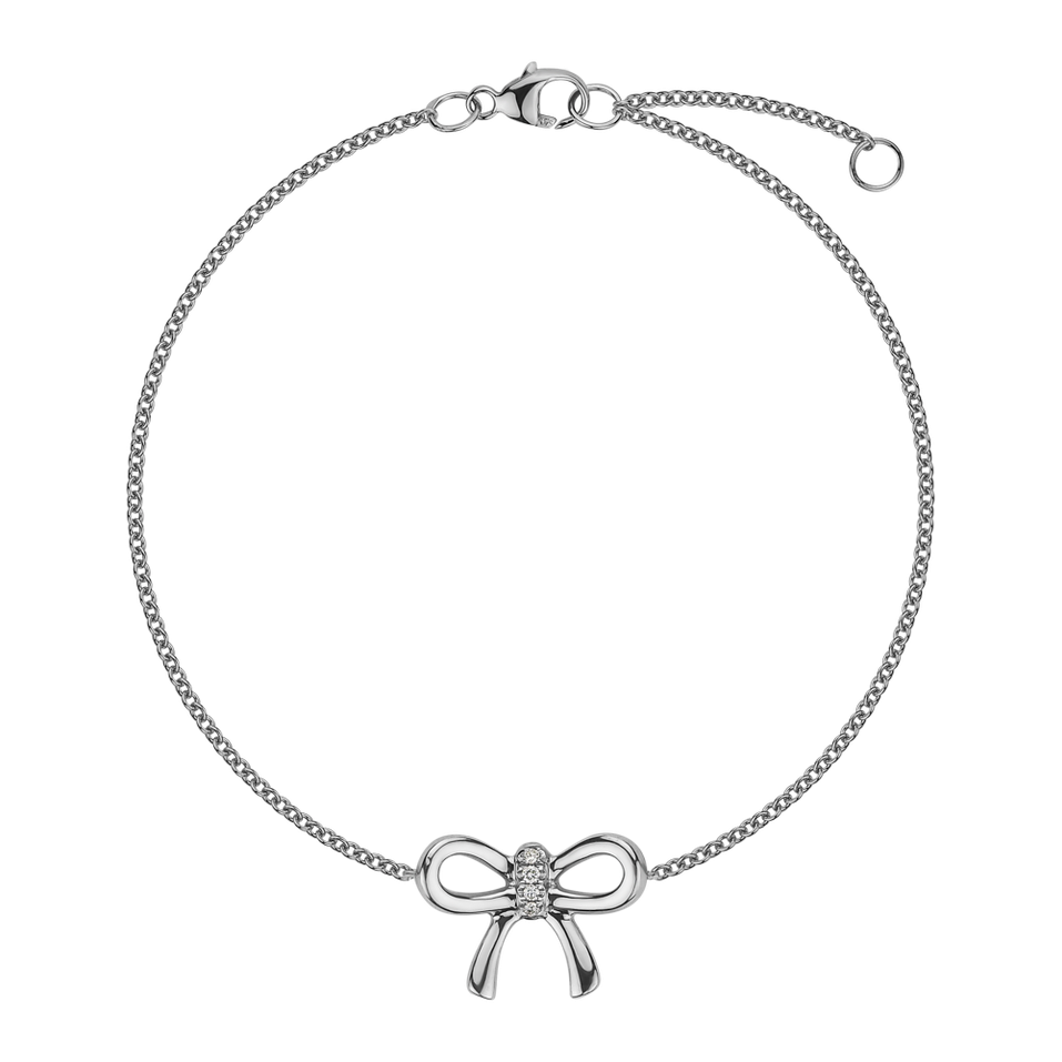 Bracelet with diamonds Lucky Bow
