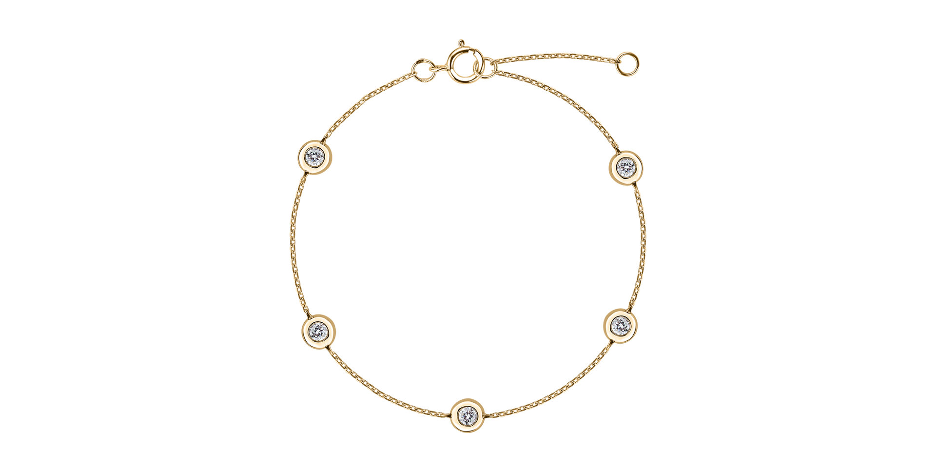 Bracelet with diamonds Sparkling Dot