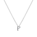 Diamond necklace Glittering Letter P2