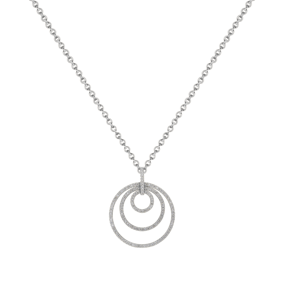 Diamond pendant with necklace Faithful Virtue