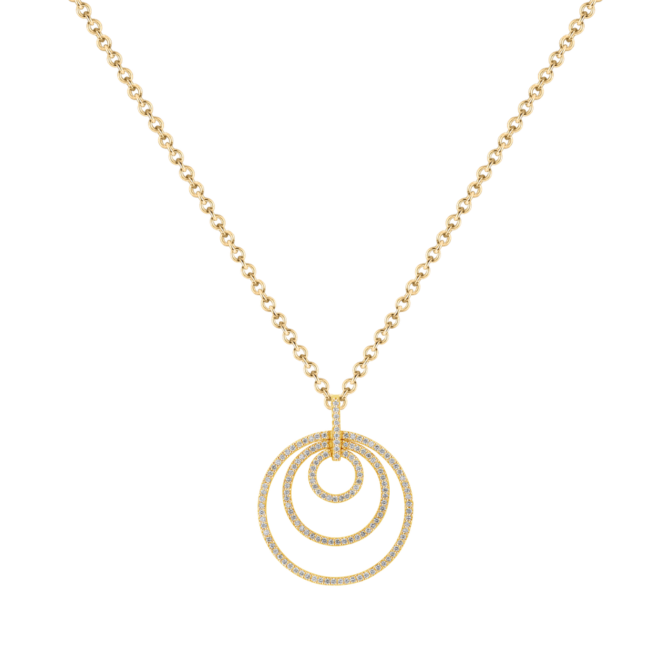 Diamond pendant with necklace Faithful Virtue