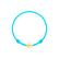 Children's diamond bracelet Circle Letter E1