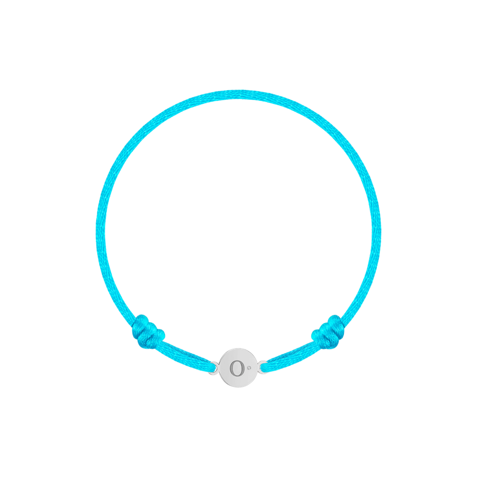 Children's diamond bracelet Circle Letter O