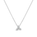 Diamond necklace Sparkling Trefoil2