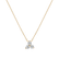 Diamond necklace Sparkling Trefoil2