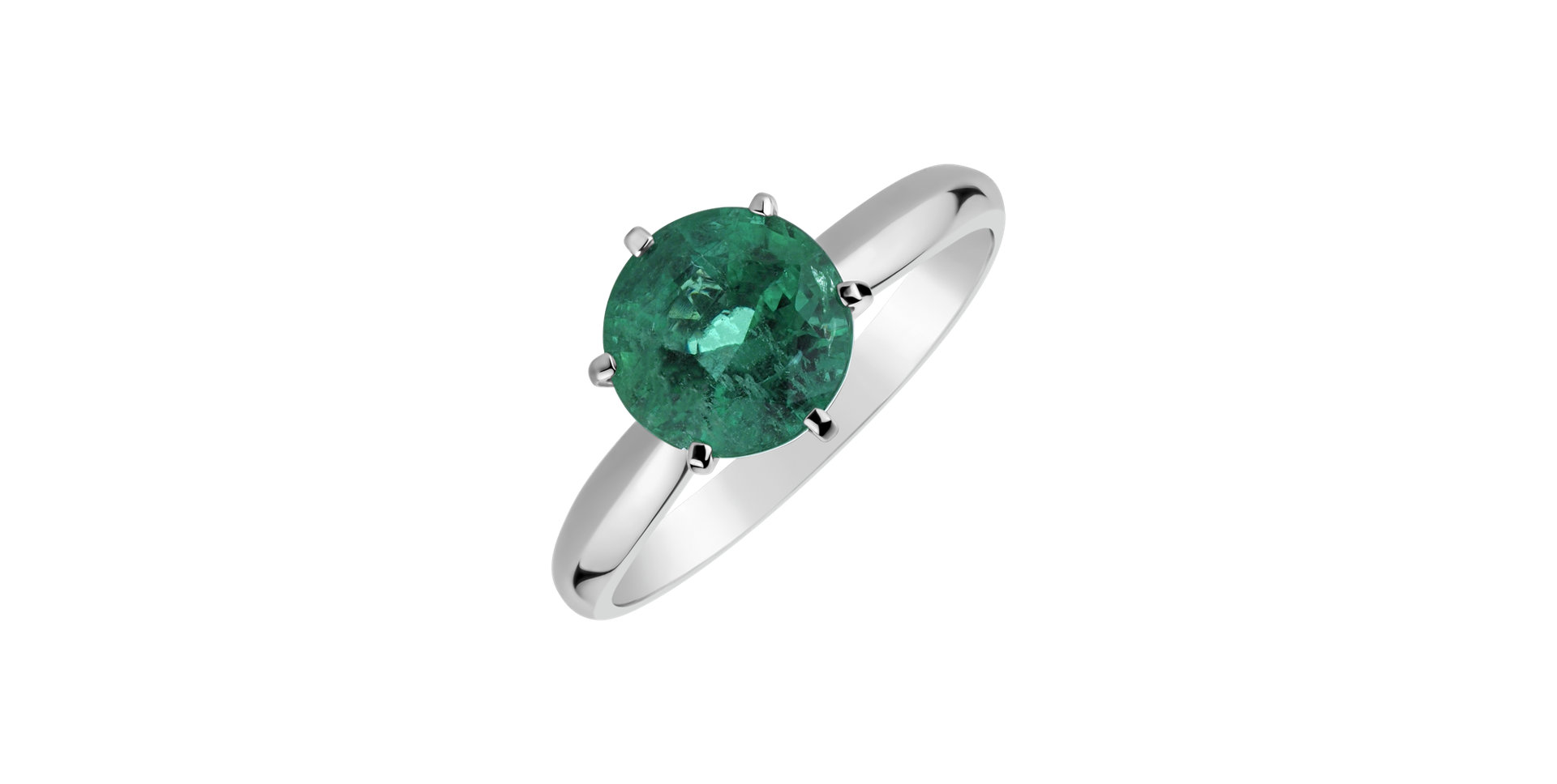 Ring with Emerald Eternal Joy