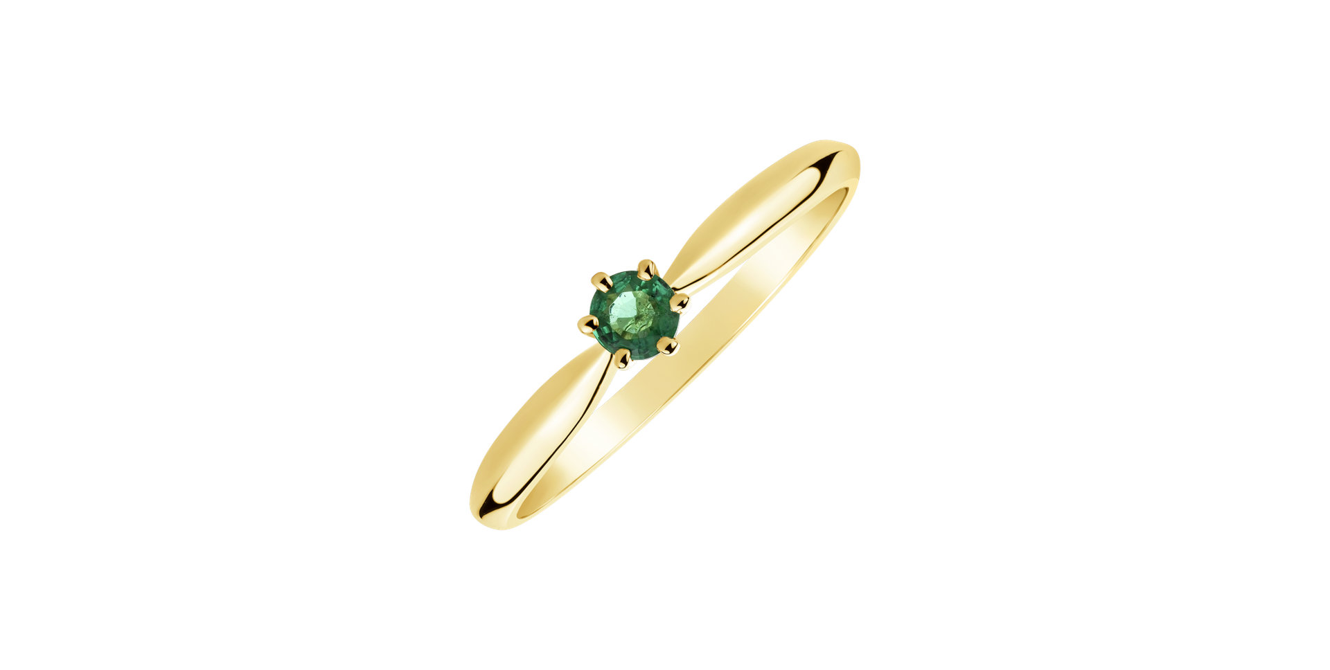 Ring with Emerald Eternal Joy