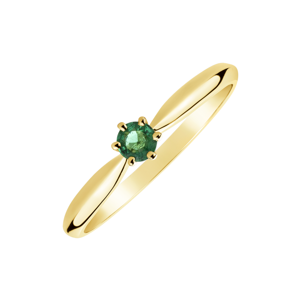 Ring with Emerald Eternal Joy