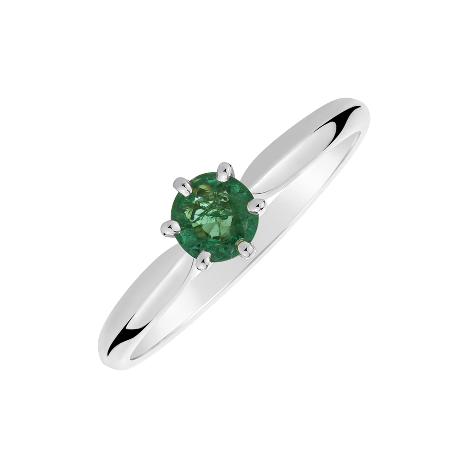 Ring with Emerald Eternal Joy