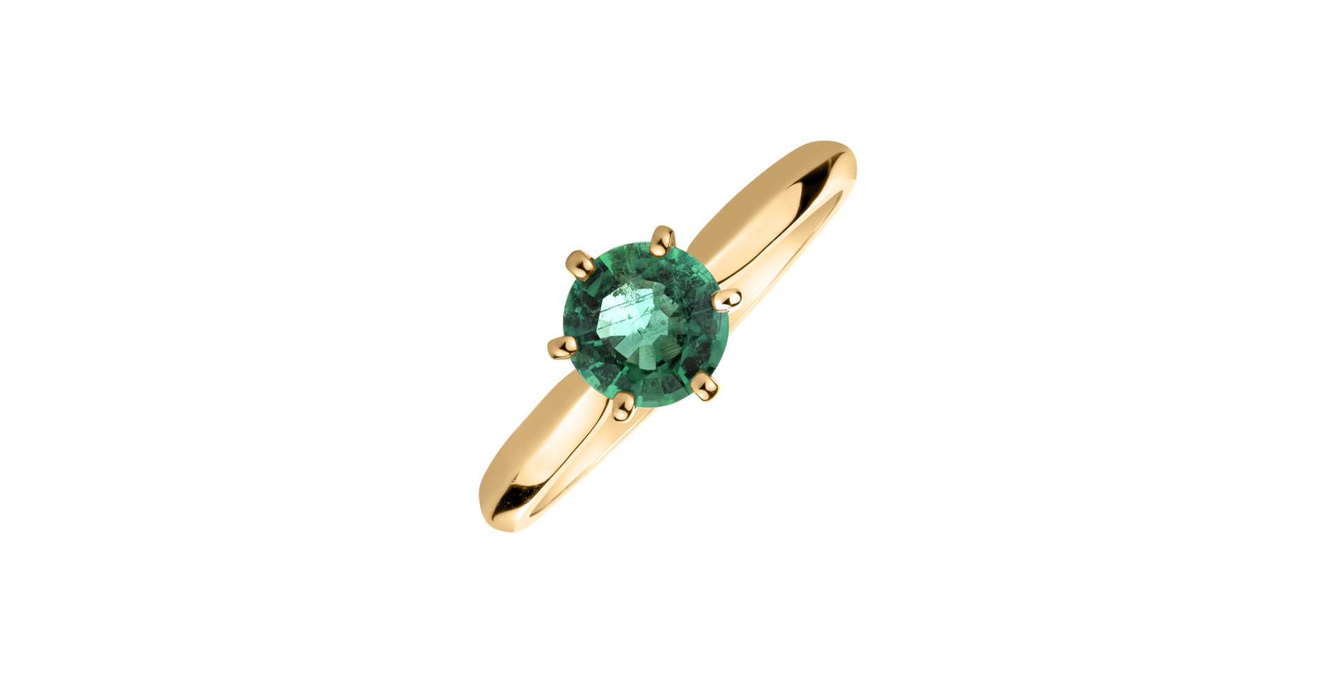 Ring with Emerald Eternal Joy
