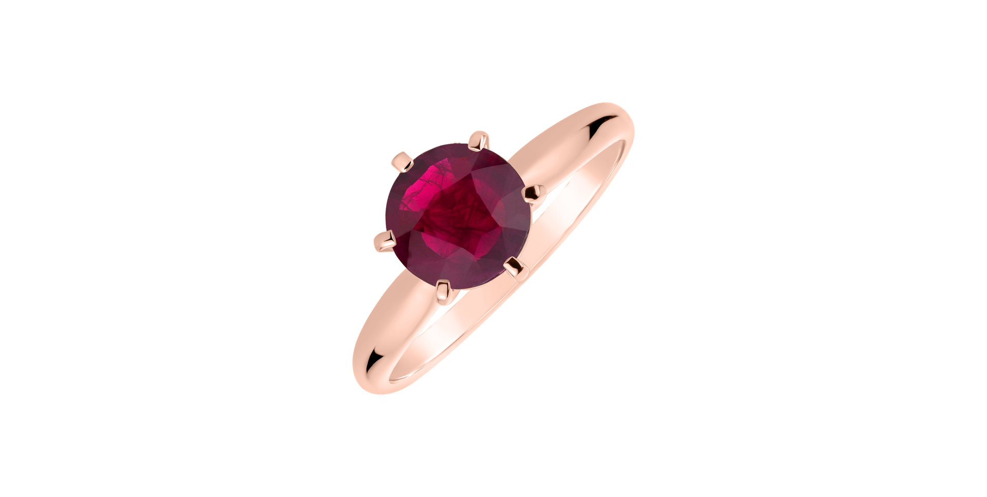 Ring with Ruby Eternal Joy