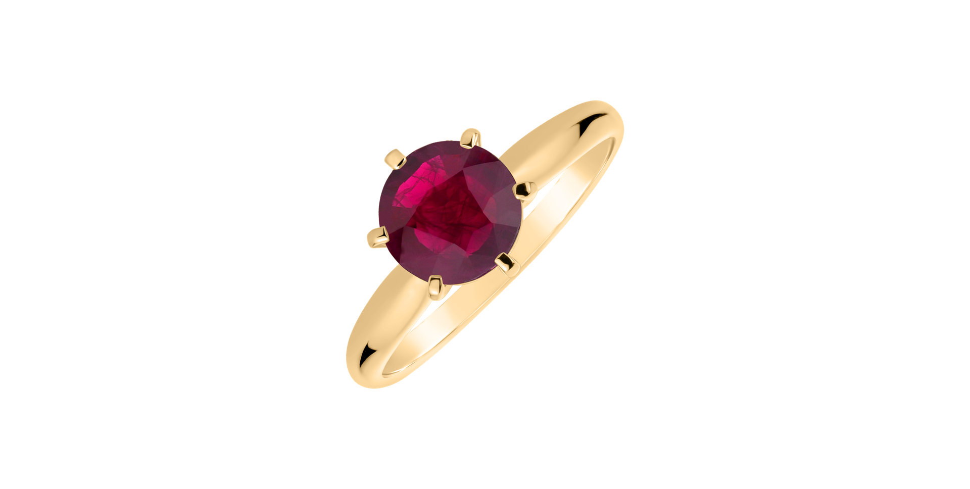 Ring with Ruby Eternal Joy