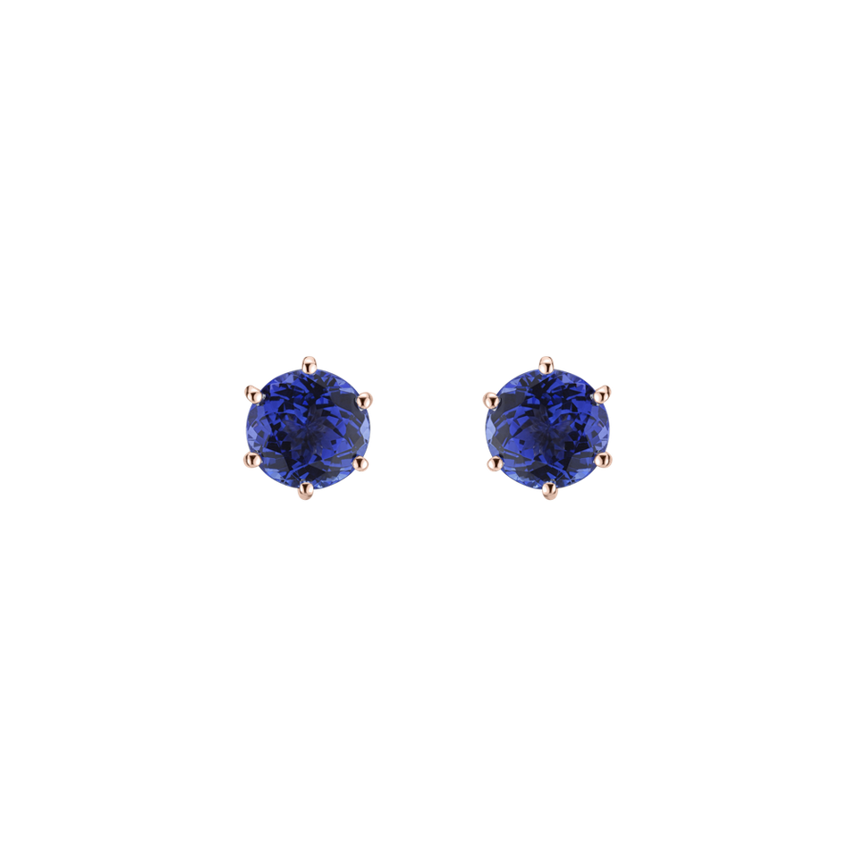 Earrings with Tanzanite Vesper Romance