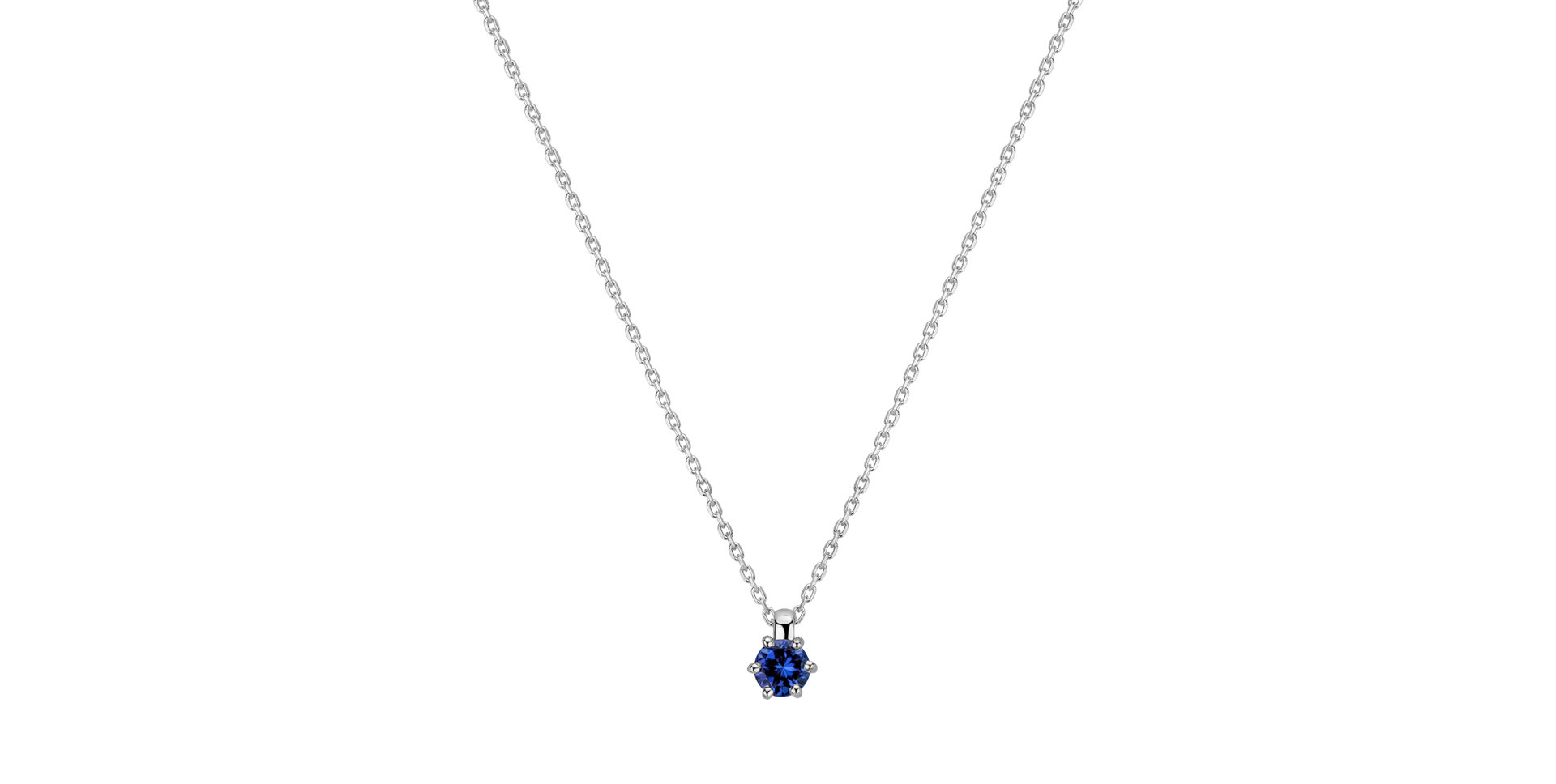 Necklace with Tanzanite Eternal Drop