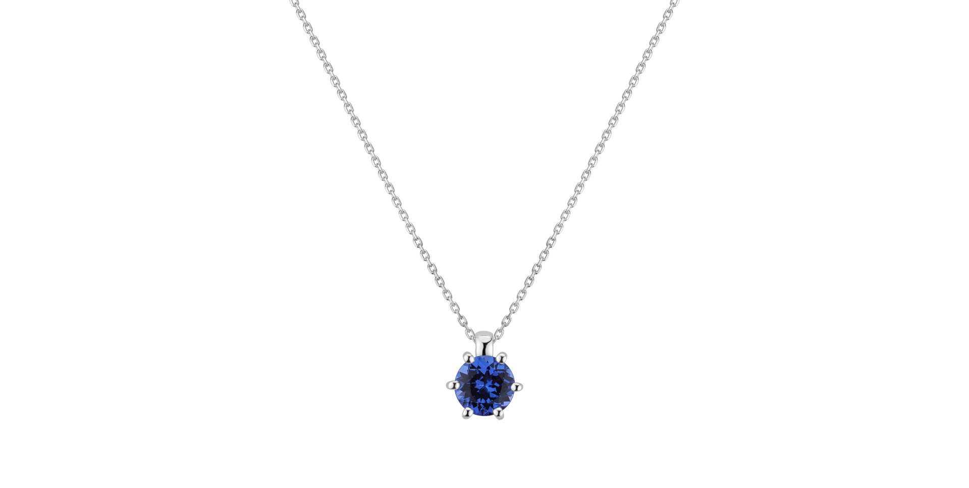 Necklace with Tanzanite Eternal Drop
