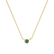 Necklace with Emerald Essential Drop2