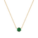 Necklace with Emerald Essential Drop2