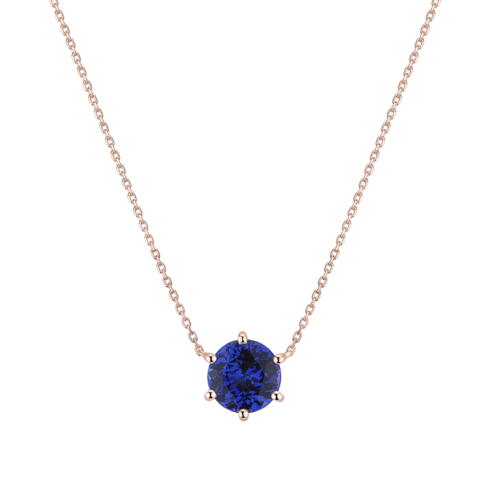 Necklace with Tanzanite Essential Drop