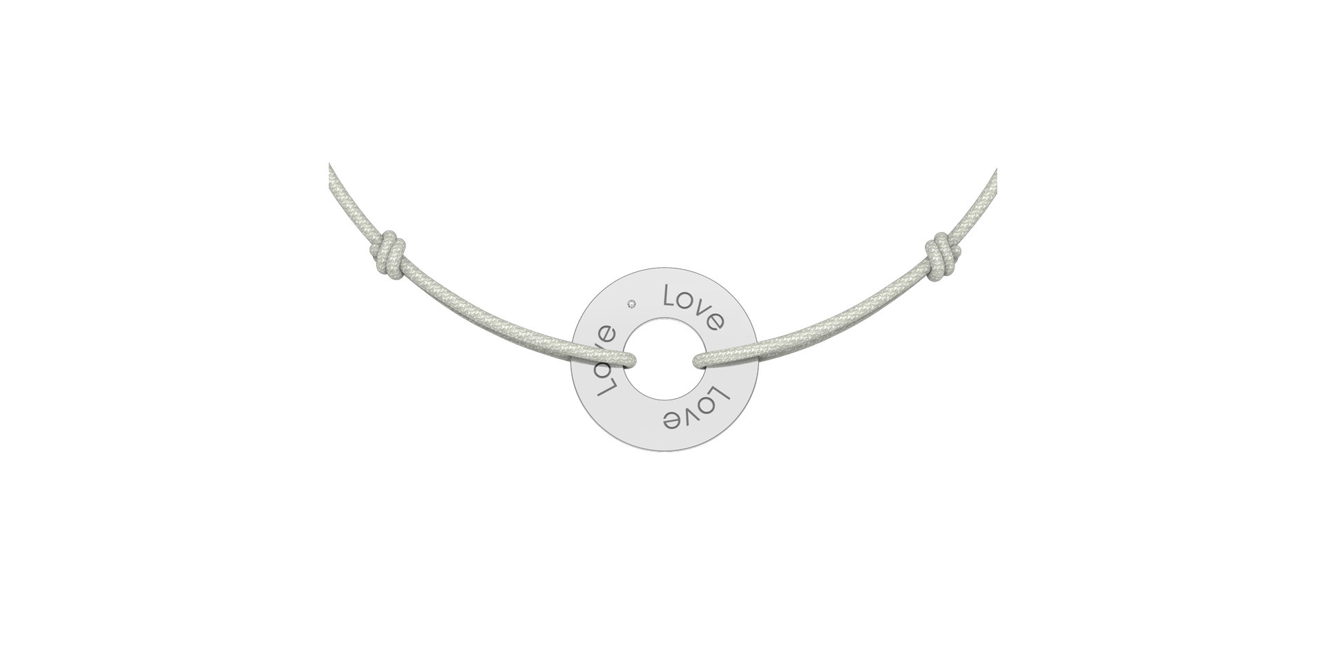 Diamond bracelet Love Circle