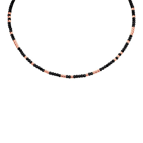 Necklace with black diamonds Night Chain