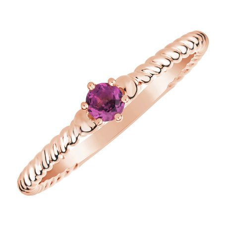 Ring with Pink Spinel Fancy Dream