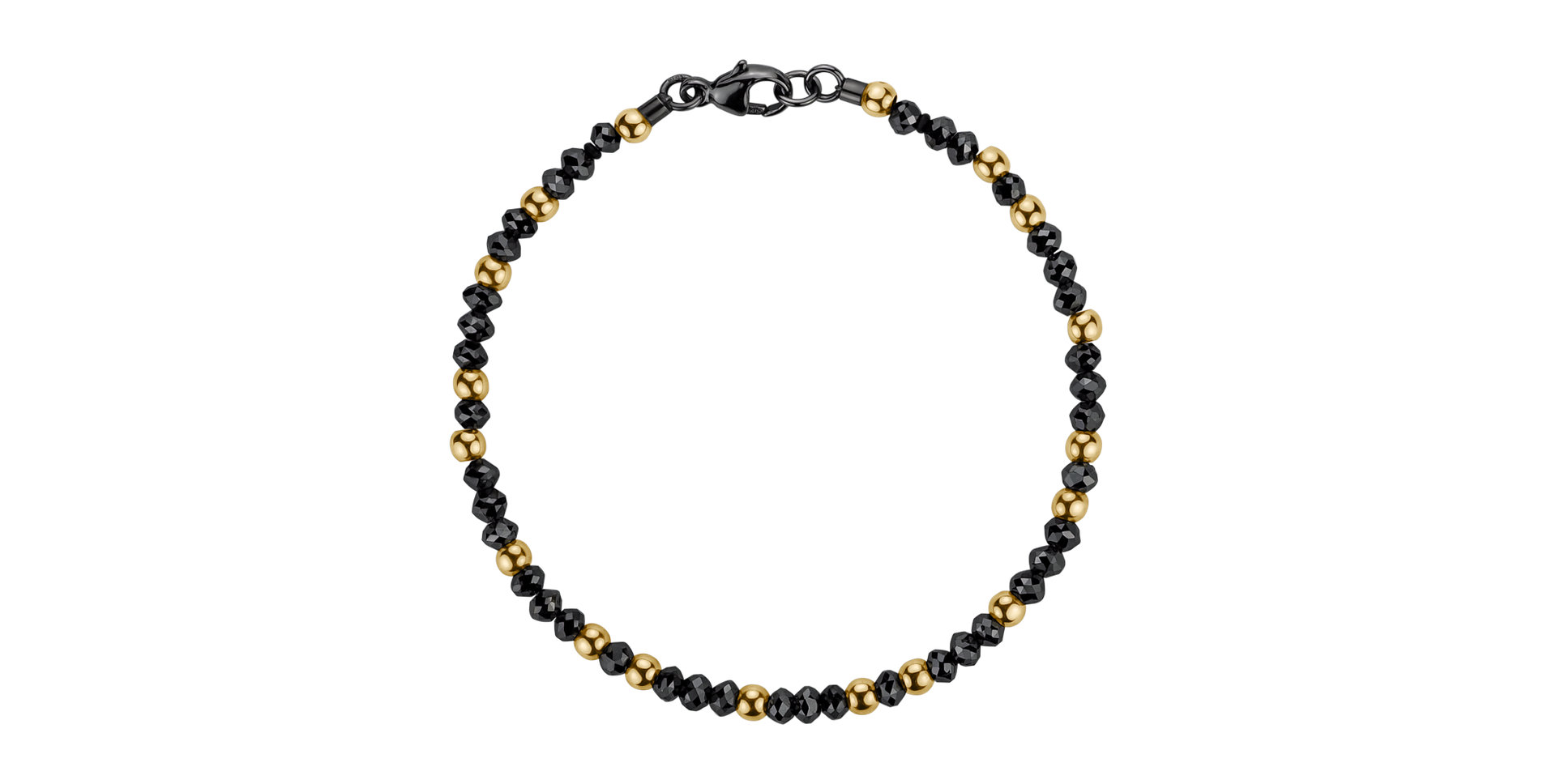 Bracelet with black diamonds Black Eminence