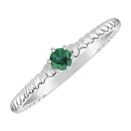 Ring with Emerald Fancy Dream