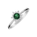 Diamond ring with Emerald Starlet2