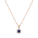 Diamond necklace with Tanzanite Snow Star1