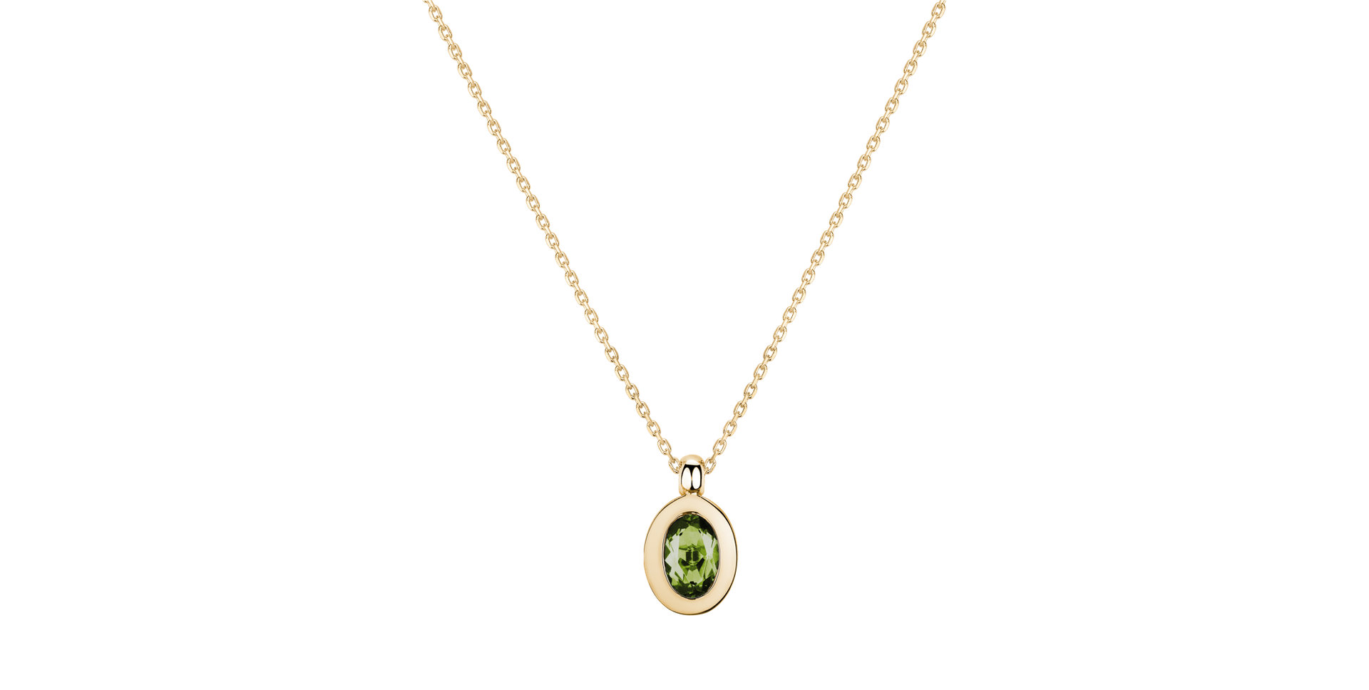 Necklace with Peridot Sweet Candy