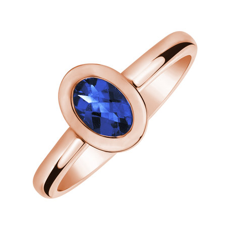 Ring with Tanzanite Space Bonbon