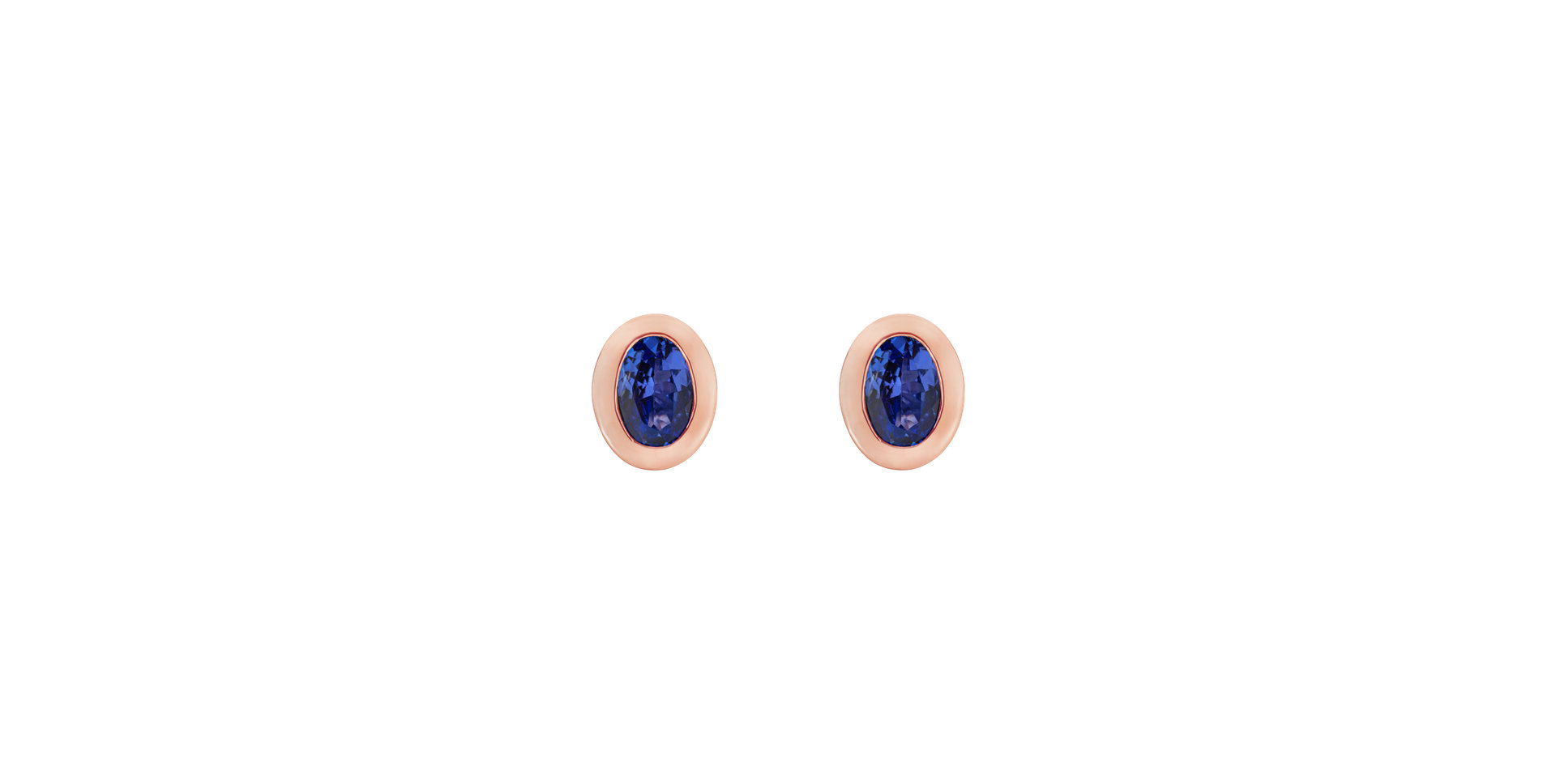 Earrings with Tanzanite Sweet Candy