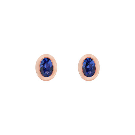 Earrings with Tanzanite Sweet Candy