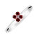 Diamond ring with Ruby Divine Bloom2