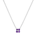 Diamond necklace with Amethyst Brazil Divine Bloom2