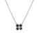 Diamond necklace with Sapphire Divine Bloom2