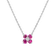 Diamond necklace with Ruby Divine Bloom2