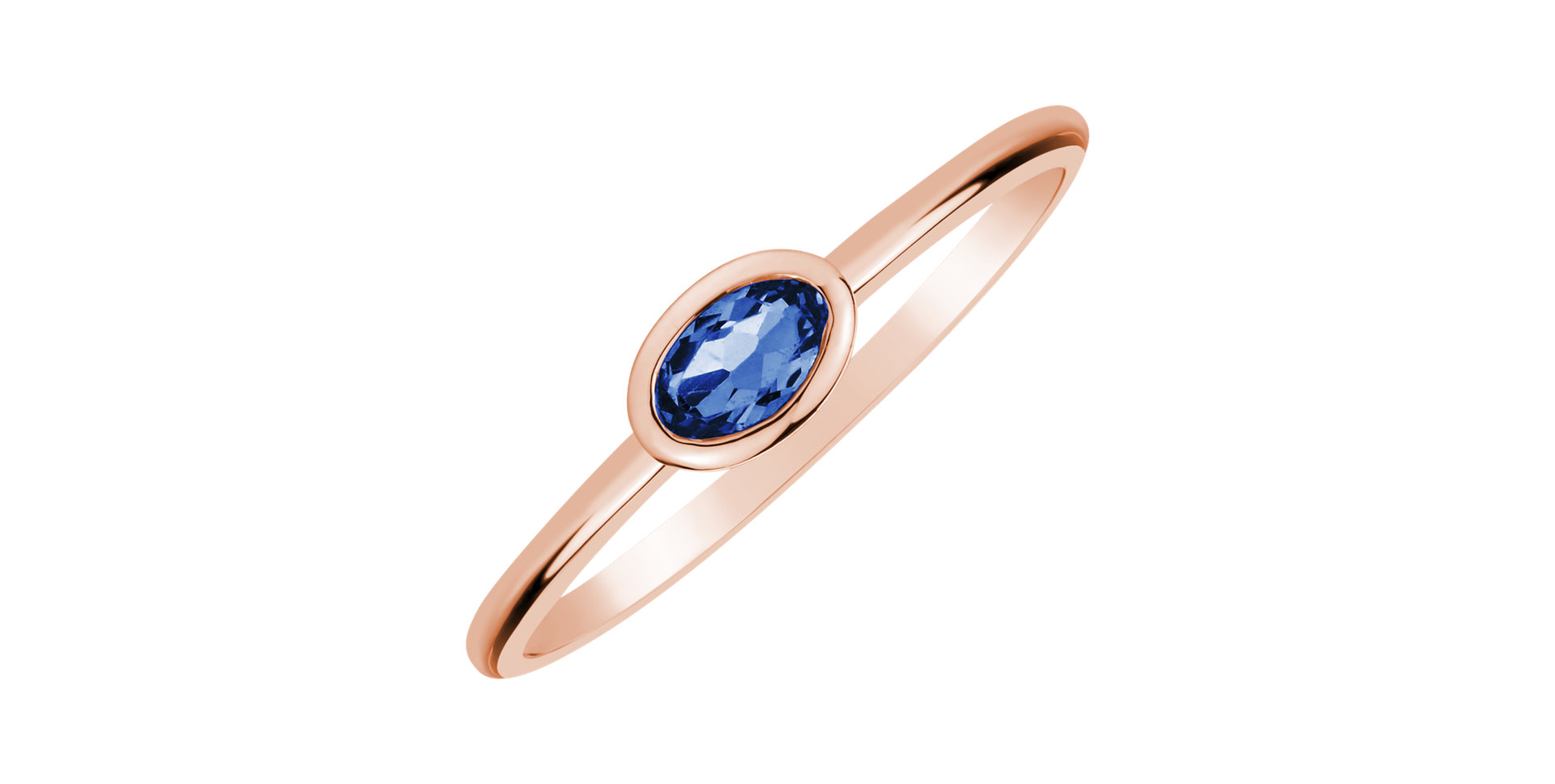 Ring with Tanzanite Space Bonbon