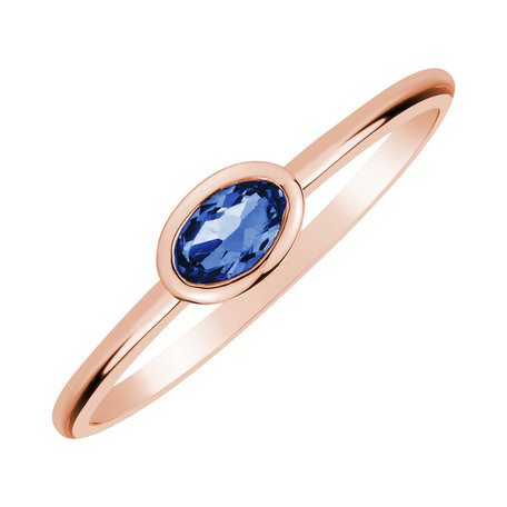 Ring with Tanzanite Space Bonbon