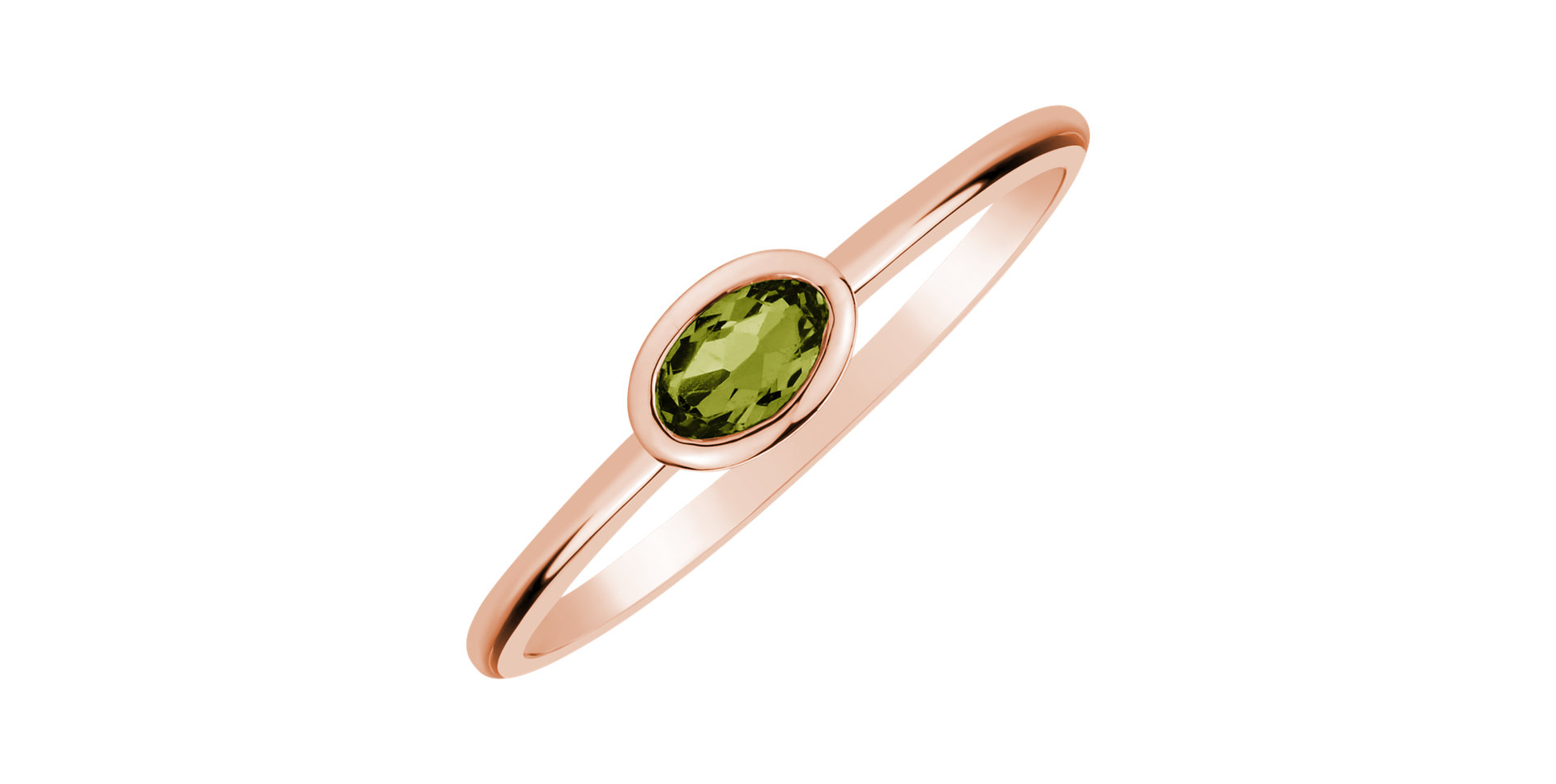 Ring with Peridot Space Bonbon
