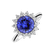 Diamond ring with Tanzanite Stellar Sun2