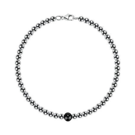 Bracelet with black diamonds Ball Lover