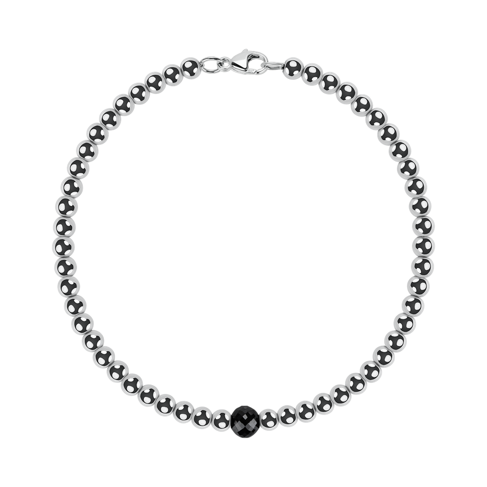Bracelet with black diamonds Ball Lover