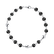Bracelet with black diamonds Donatella2