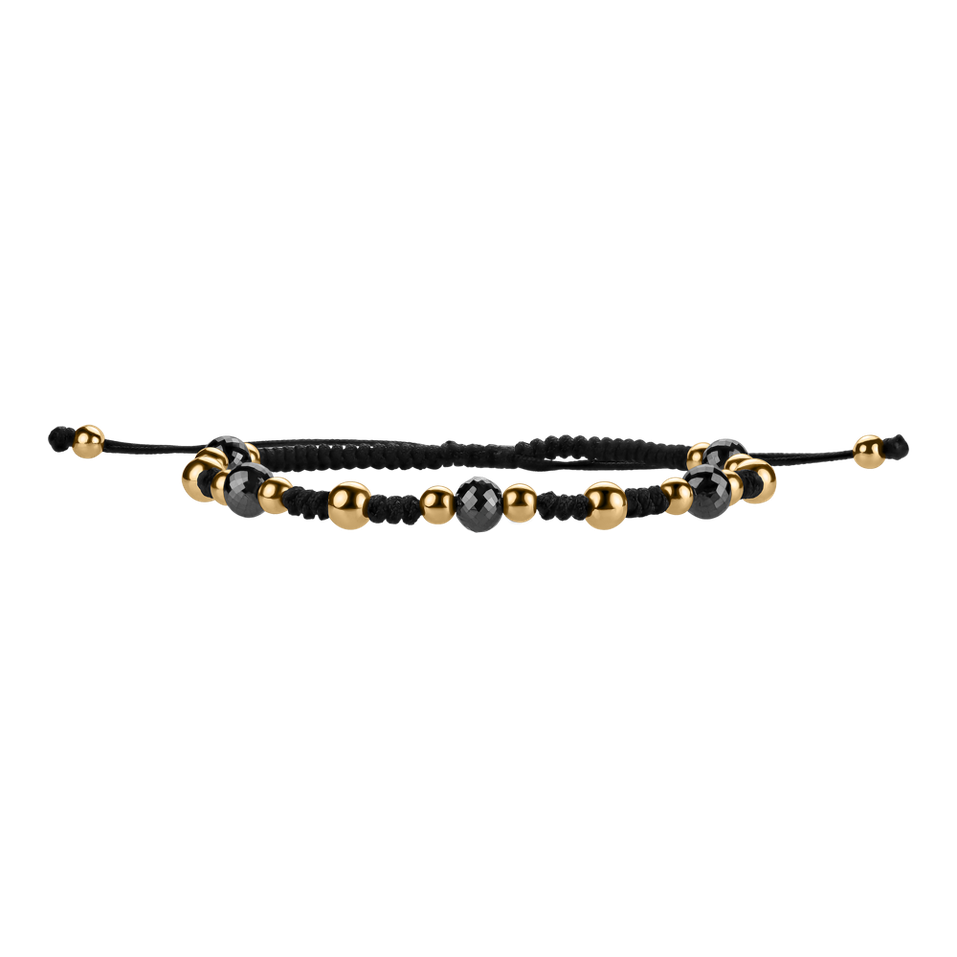 Bracelet with black diamonds Rare Elements