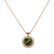 Diamond necklace with Peridot Luxury Bonbon2