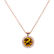 Diamond necklace with Citrine Luxury Bonbon2